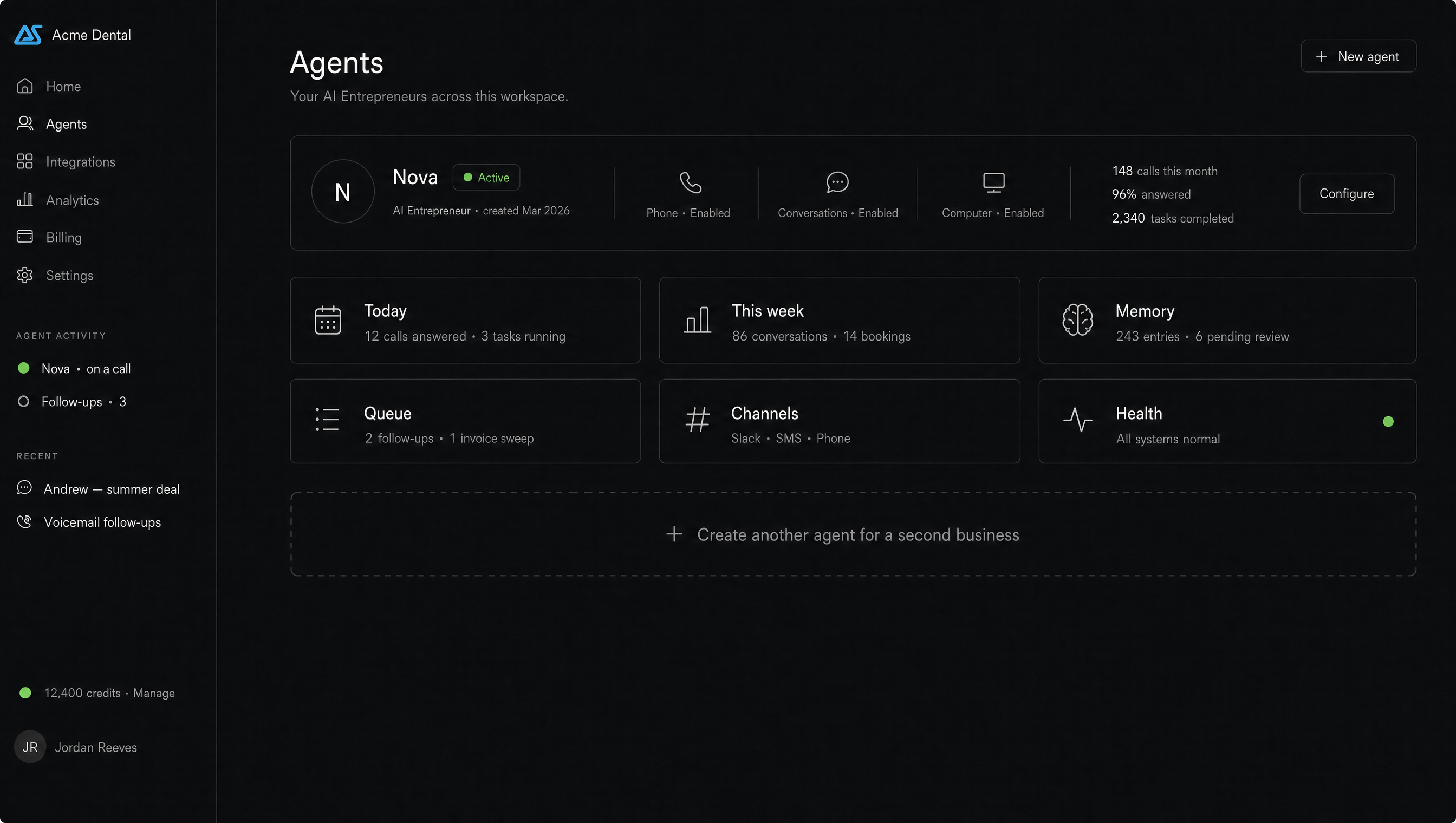 Rennick runs his team